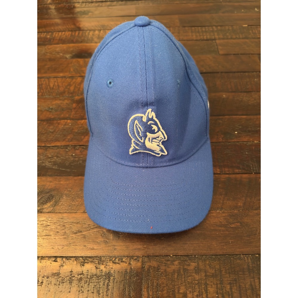Nike Duke Blue Devils Youth Hat Royal Blue Embroidered Mascot Stretch Fit Cap